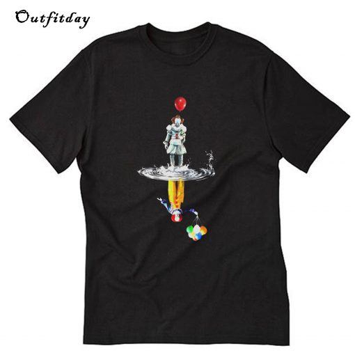 Pennywise water reflection IT T-Shirt B22