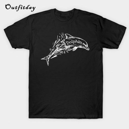 Shattering Dolphin T-Shirt B22