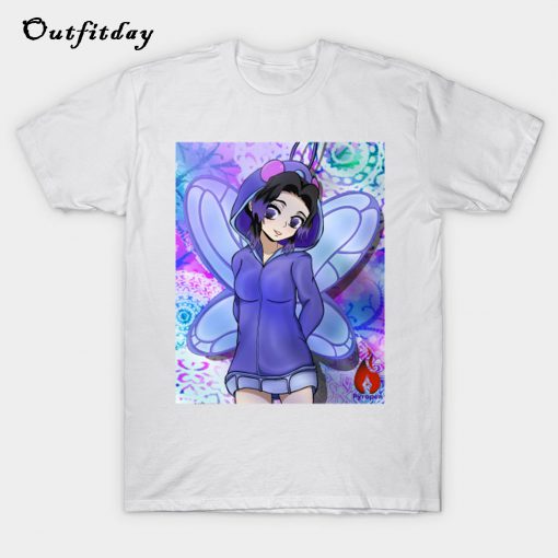 Shinobu Kocho wearing Butterfree T-Shirt B22