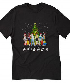 Stranger Things characters Friends Christmas T-Shirt B22