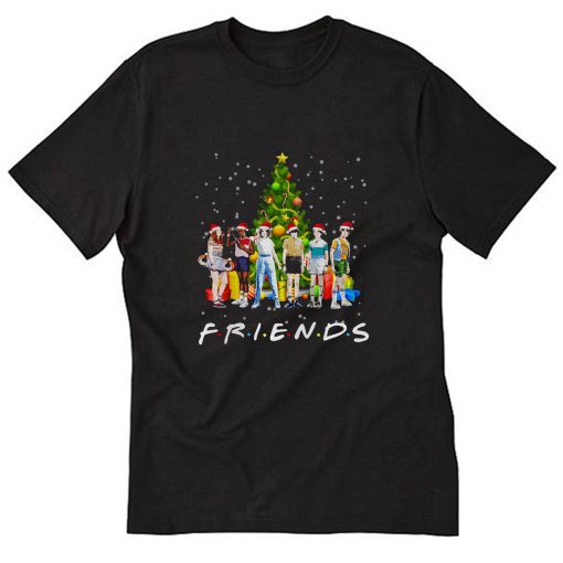 Stranger Things characters Friends Christmas T-Shirt B22