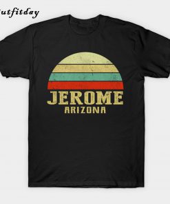 Vintage Retro Sunset Jerome Arizona T-Shirt B22