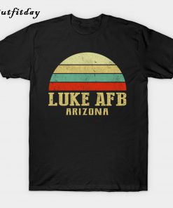 Vintage Retro Sunset Luke Afb Arizona T-Shirt B22
