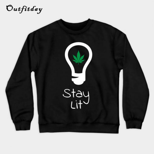 Weed Lightbulb Weed Sweatshirt B22