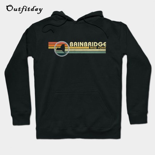 vintage 1980s style BAINBRIDGE Hoodie B22