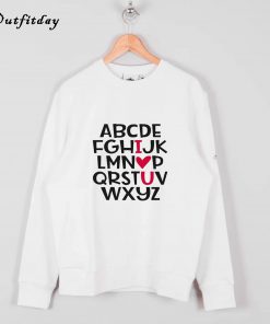 ABC I Love You Valentine Sweatshirt B22