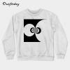 Black and White Op Art 6 Sweatshirt B22
