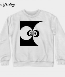 Black and White Op Art 6 Sweatshirt B22