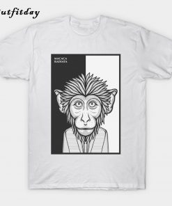 Bonnet Macaque Monkey T-Shirt B22