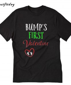 Bump's First Valentine Love T-Shirt Trending B22