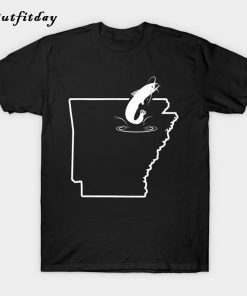 Channel Catfish Arkansas Flathead T-Shirt B22