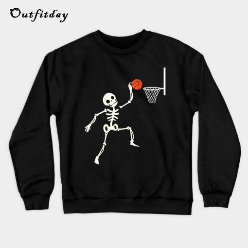 Cool Basketball Skeleton Sweatshirt B22