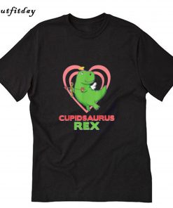 Cupidsaurus Rex Dinosaur TRex Dino Love Valentines T-Shirt B22