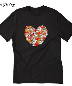 English Bulldog Heart Valentines Day Love Dog 2020 T-Shirt B22