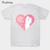 Following your heart - Valentine Day T-Shirt Trending B22