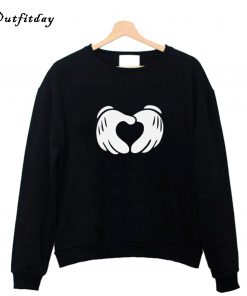 Hands Heart Valentine Sweatshirt B22