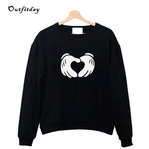 Hands Heart Valentine Sweatshirt B22