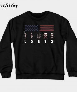 I Support LGBTQ Liberty Guns Beer Sweatshirt B22