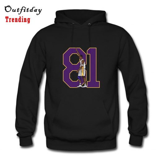 Kobe Bryant 81 Hoodie B22