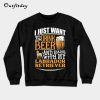 Labrador Retriever Beer Sweatshirt B22