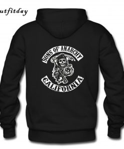 Sons of Anarchy California Hoodie Back B22