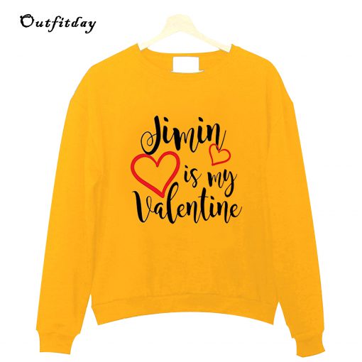 The Incredible BTS Park Jimin My Valentine Sweatshirt B22