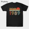 Vintage Classic Born In 1989 T-Shirt B22