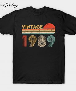 Vintage Classic Born In 1989 T-Shirt B22