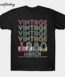 Vintage March 1980 T-Shirt B22