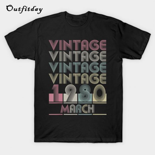 Vintage March 1980 T-Shirt B22