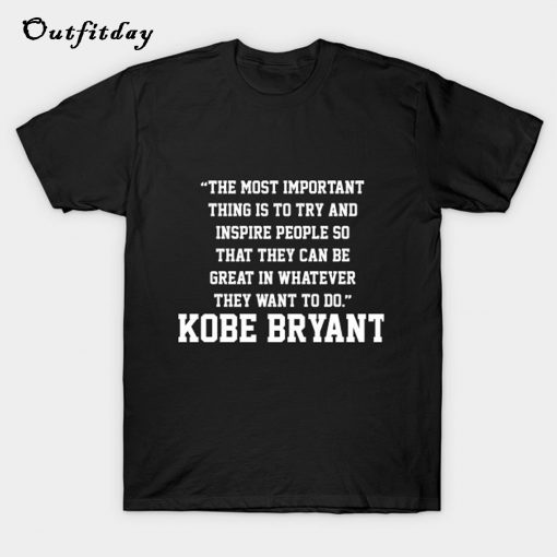 kobe bryant T-Shirt B22