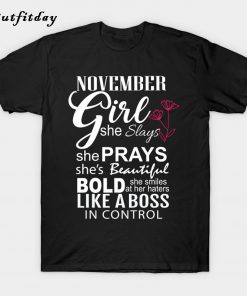 november girl T-Shirt B22