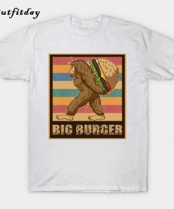 retro bigfoot burger T-Shirt B22