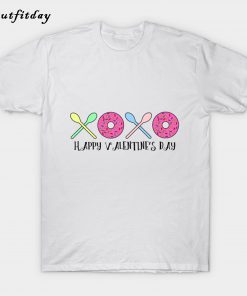 xoxo donuts valentine's day T-Shirt Trending B22