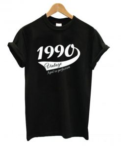 27th Birthday gift for woman or man 1990 T shirt
