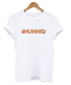4Hunnid white T shirt