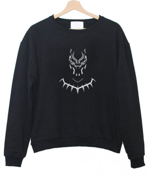 Black Panther Mask Sweatshirt