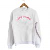 Cardio is hardio cropped Sweatshirt