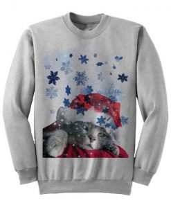 Christmas Cat Sweatshirt