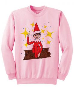 Christmas Elf On A Shelf Elfie Selfie Sweatshirt