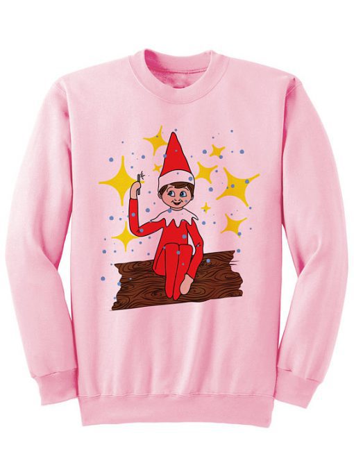 Christmas Elf On A Shelf Elfie Selfie Sweatshirt