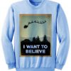 Christmas Sweater I Want To Believe Sweatshirt