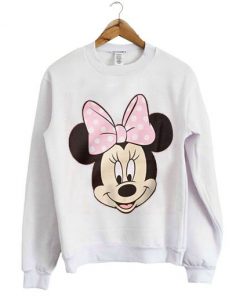 Disney’s Minnie Mouse Big Face Girls Sweatshirt