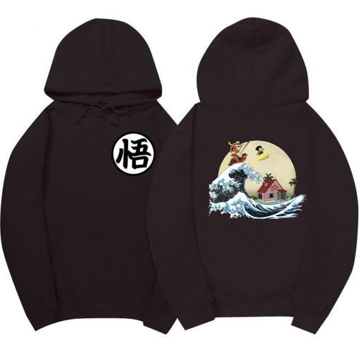 Dragon Ball Kanji Waves Hoodie