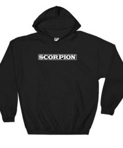 Drake Scorpion White Logo Hoodie