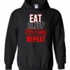 Eat Sleep Cars Repeat Hoodie