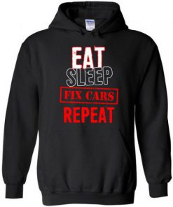 Eat Sleep Cars Repeat Hoodie