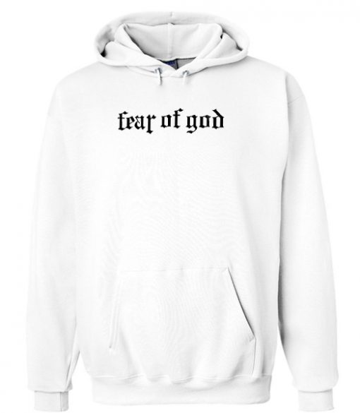 Fear Of God Font Hoodie