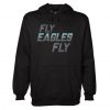 Fly Eagles Fly Fan Logo Tie Dye Hoodie