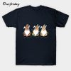 Funny gnomes easter rabbit gift T-Shirt B22